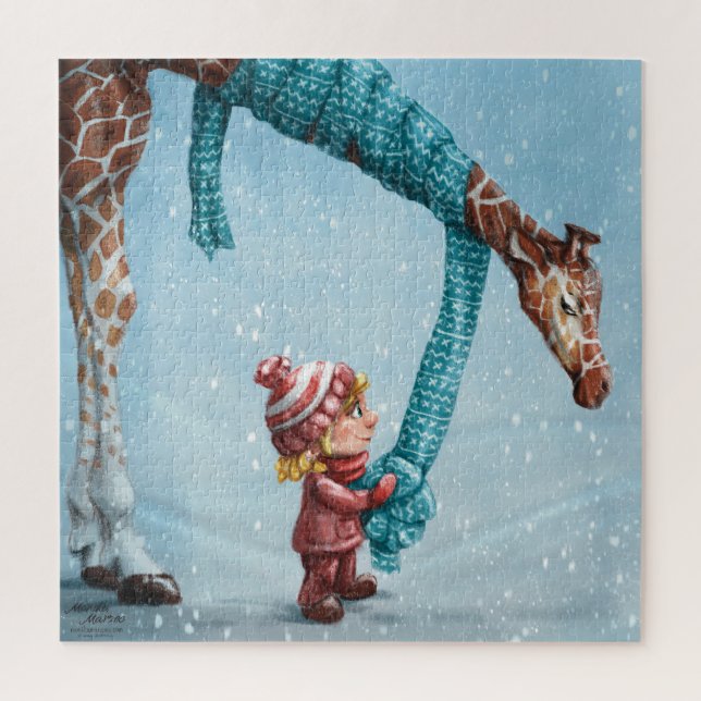 Puzzles - Kindness - illustration by Monika Marzec (Vertical)