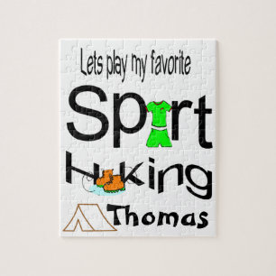 Puzzles Let's Play our Favourite Sport Hiking