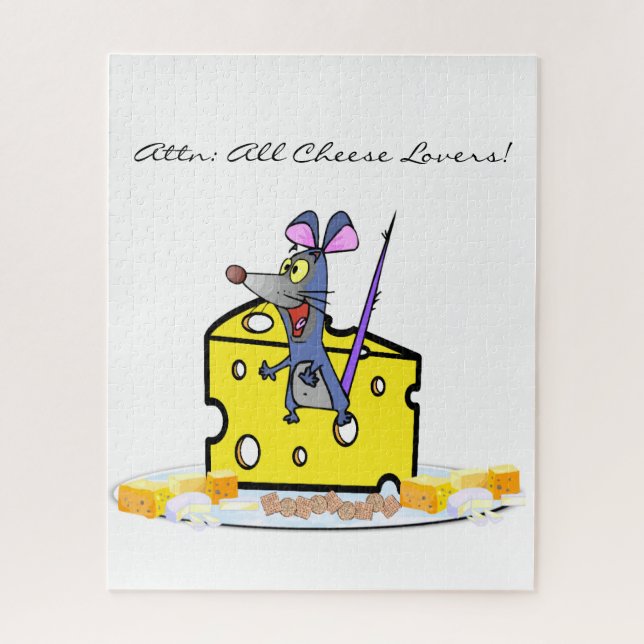 Puzzles Mouse Cheese Lovers  (Vertical)