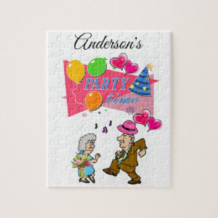 Puzzles Party time Old Couple Dancing