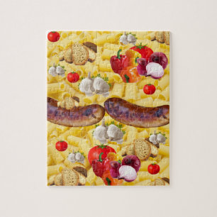 Puzzles Pasta Penguin Bread Tomato