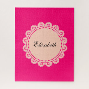 Puzzles Pink Lace