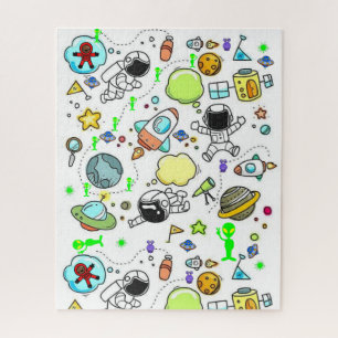 Puzzles Spaceships Aliens Astronauts
