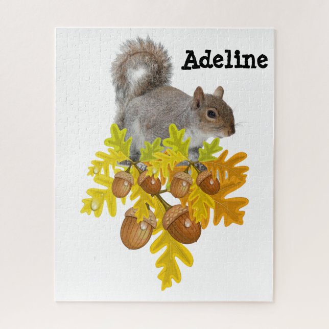 Puzzles Squirrel Acorn (Vertical)