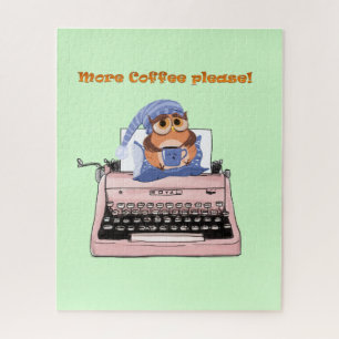 Puzzles Typewriter More Coffee Please