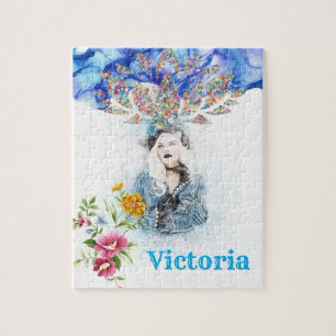 Puzzles Victorian Women Floral