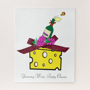 Puzzles Wine Cheese 