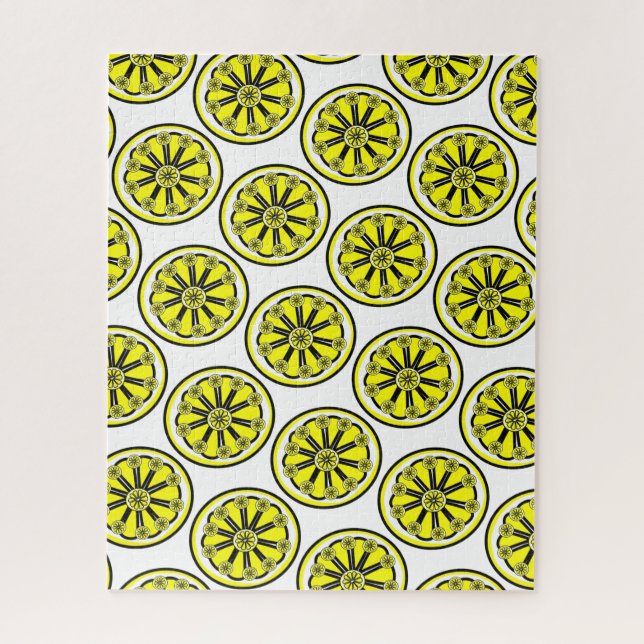 Puzzles Yellow Lemons (Vertical)