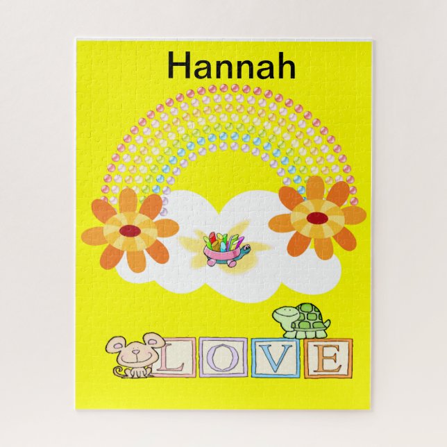 Puzzles Yellow Turtle Love (Vertical)