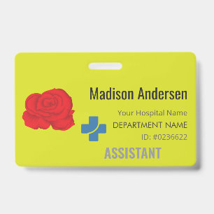 PVC Office Badge – Horizontal.Business.Meeting ID Badge