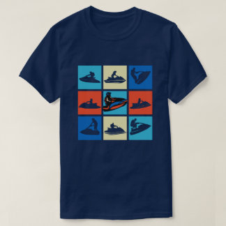 PWC Pop Artish Watercraft Shapes T-Shirt