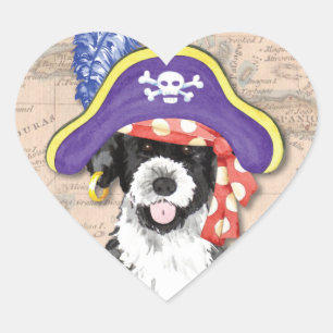 PWD Pirate Heart Sticker