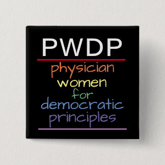 PWDP Rainbow 15 Cm Square Badge