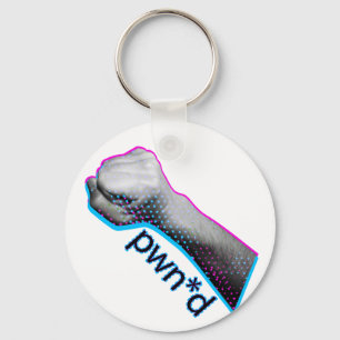 Pwned Gamer Tshirt Key Ring