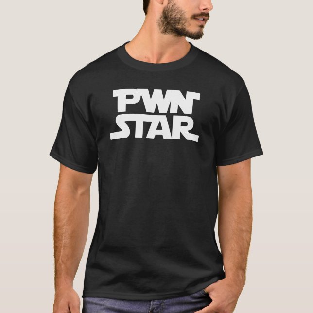 PWNSTAR Men's Dark T-shirt (Front)