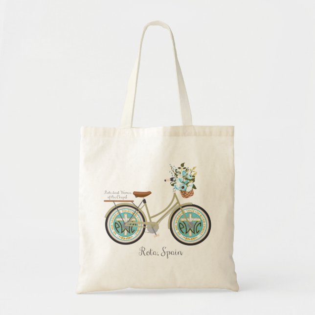 PWOC Bike Logo Tote Bag (Front)