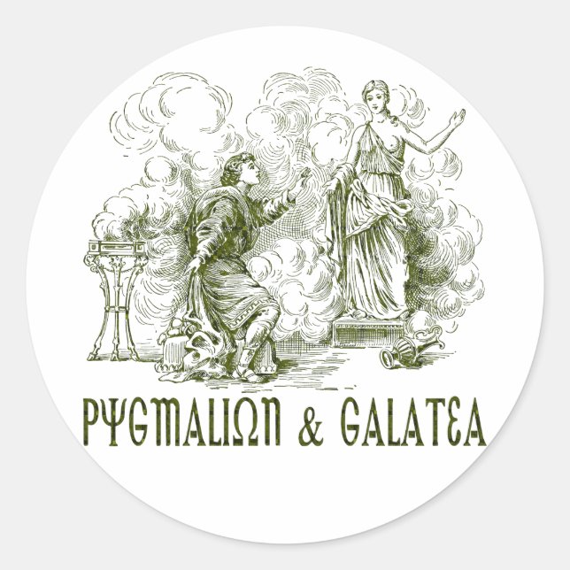 Pygmalion Classic Round Sticker (Front)