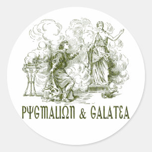 Pygmalion Classic Round Sticker