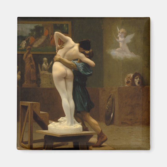 Pygmalion Square Magnet (Front)