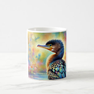 Pygmy Cormorant 270824AREF140 - Watercolor Coffee Mug