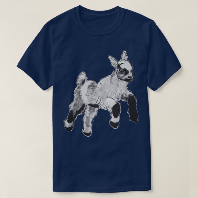 Pygmy Goat   (2)  T-Shirt (Design Front)