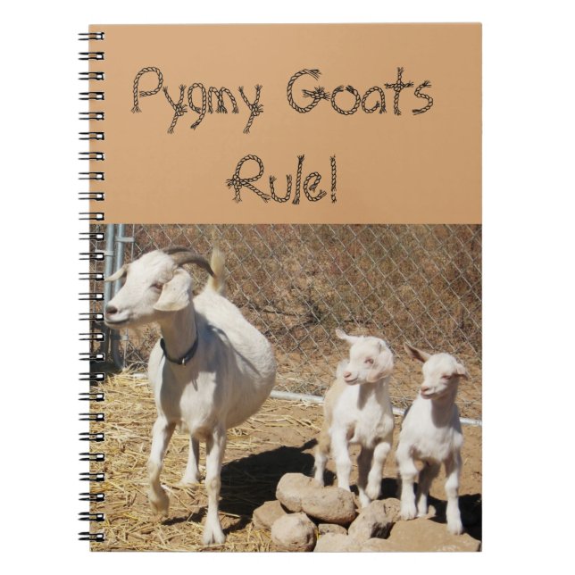 Pygmy Goat Family Notebook (Front)