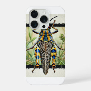 Pygmy Grasshopper 020924IREF232 - Watercolor iPhone 15 Pro Case