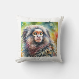 Pygmy Marmoset 300724AREF113 - Watercolor Cushion