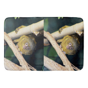 Pygmy Marmoset Tree Hugger, Memory Foam Bathmat