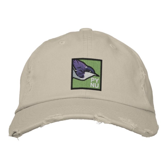 Pygmy Nuthatch Embroidered Hat 2 (Front)