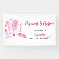 Pyjamas and Prosecco Bridal Shower Pink Decor