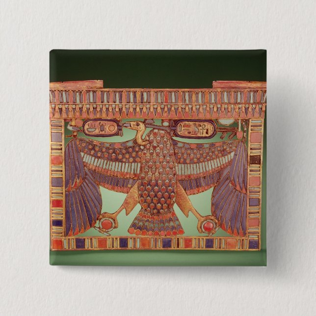 Pylon pectoral decorated with the vulture 15 cm square badge (Front)