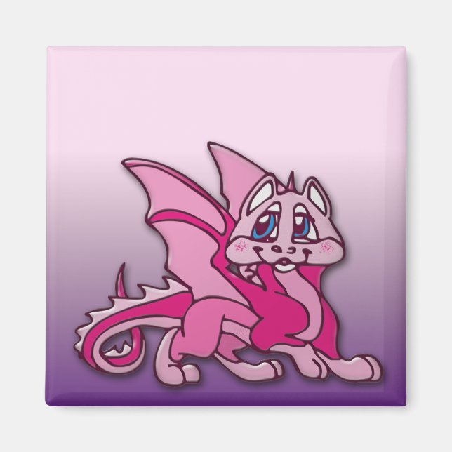Pynky the dragon magnet (Front)