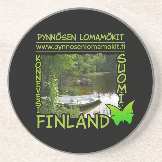 Pynnösen Lomamökit coaster (Front)