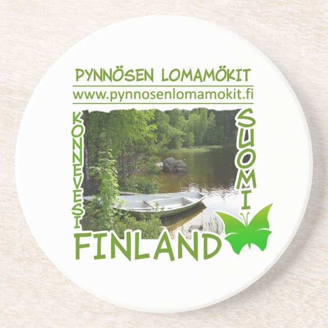 Pynnösen Lomamökit coaster (Front)