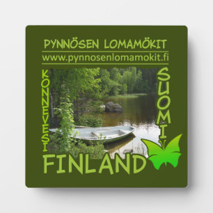 Pynnösen Lomamökit custom plaque