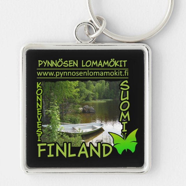 Pynnösen Lomamökit key chain (Front)