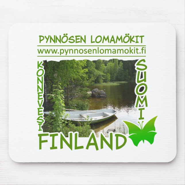 Pynnösen Lomamökit mousepad (Front)