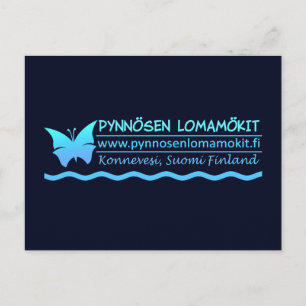 Pynnösen Lomamökit postcard - customise