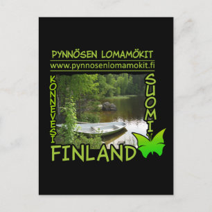 Pynnösen Lomamökit postcard - customise