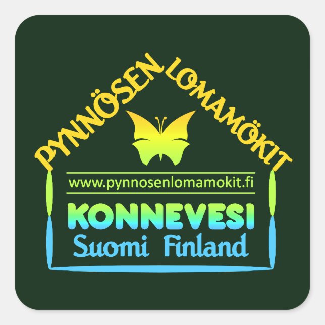Pynnösen Lomamökit stickers (Front)