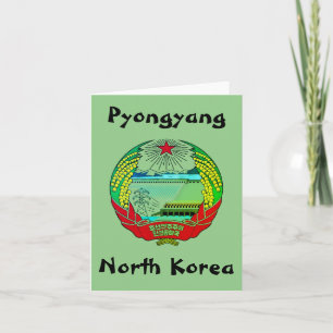 Pyongyang, North Korea (DPRK) Hermit Kingdom Card