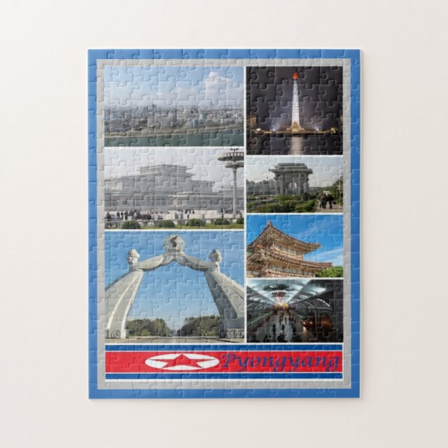 Pyongyang - North Korea - Jigsaw Puzzle (Vertical)