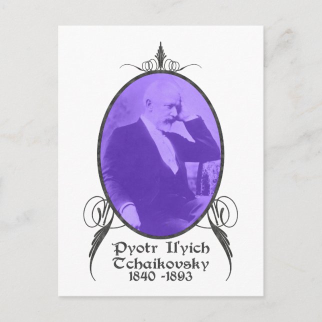 Pyotr Il'yich Tchaikovsky Postcard (Front)