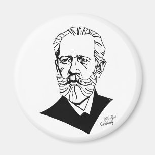 Pyotr Tchaikovsky Magnet