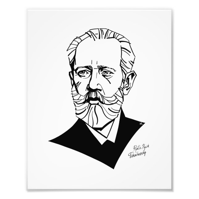 Pyotr Tchaikovsky Photo Print (Front)