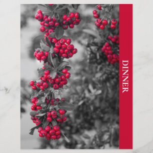 Pyracantha Berry Dinner Recipe Divider