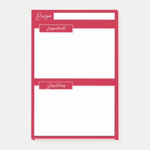 Pyracantha Berry Red Recipe Sticky Notes