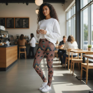 Pyramid All-Over-Print Leggings