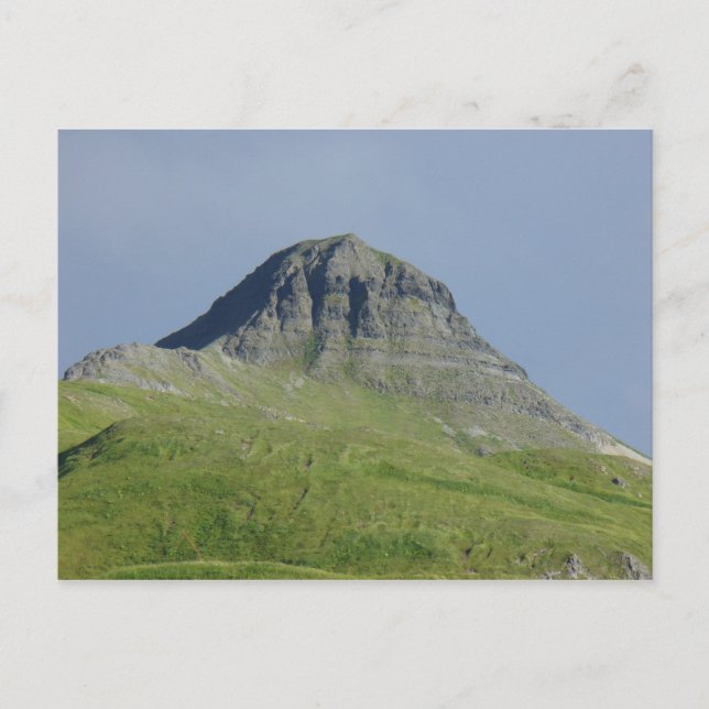 Pyramid Mountain, Unalaska Island Postcard (Front)